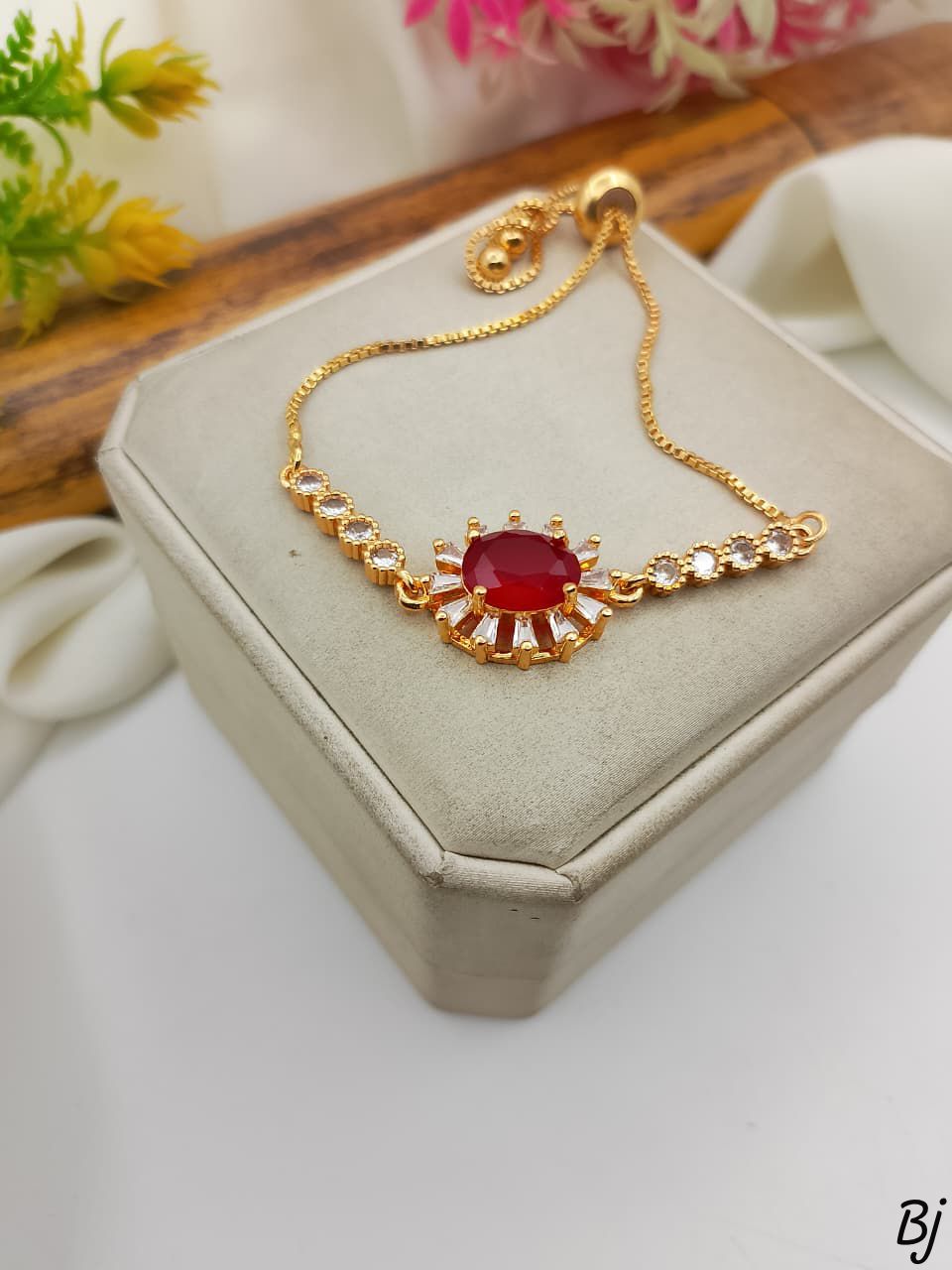 BIRTHSTONE BRACLATE (SILVER 925 ITALY / PAWNABLE )