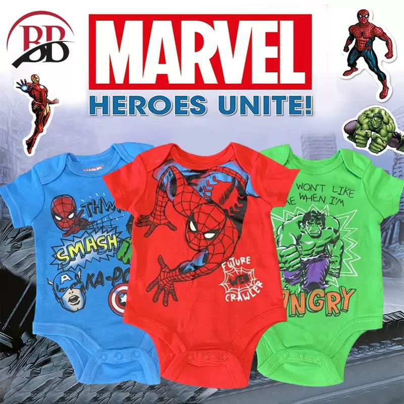 PACK OF 3 ROMPERS FOR KIDS