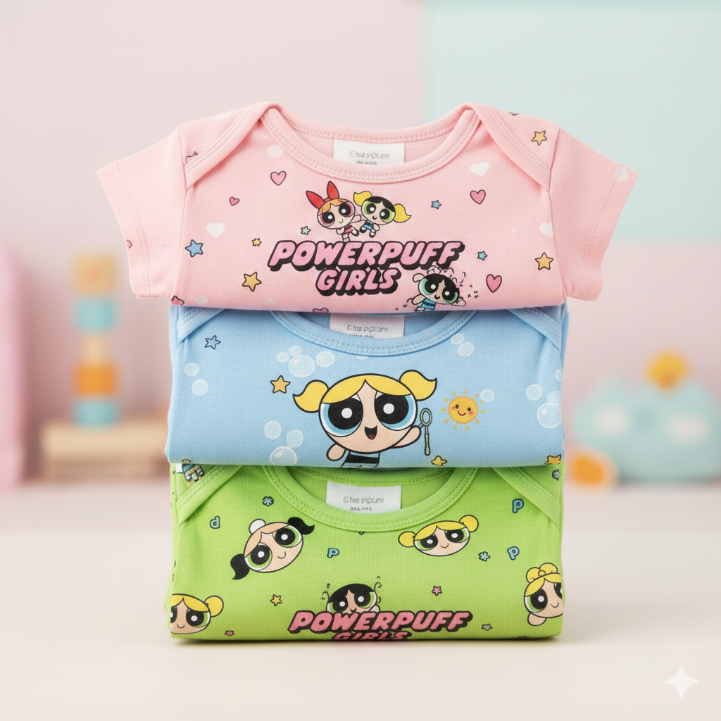 PACK OF 3 BABY KIDS ROMPERS