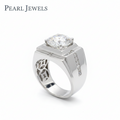 Premium Moissanite Ring Silver 925