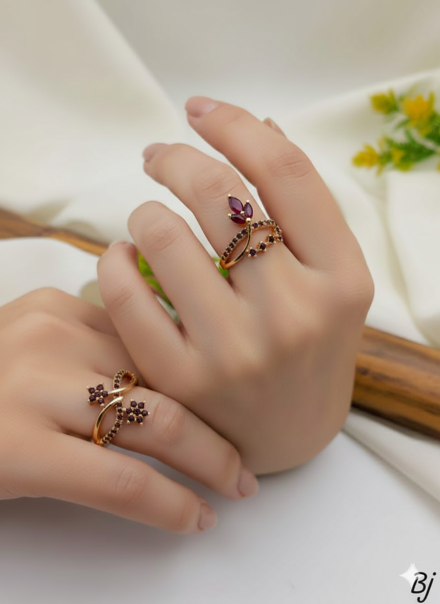 Birthstone Rings Sets ( SILVER  925 ITALY / PAWNABLE