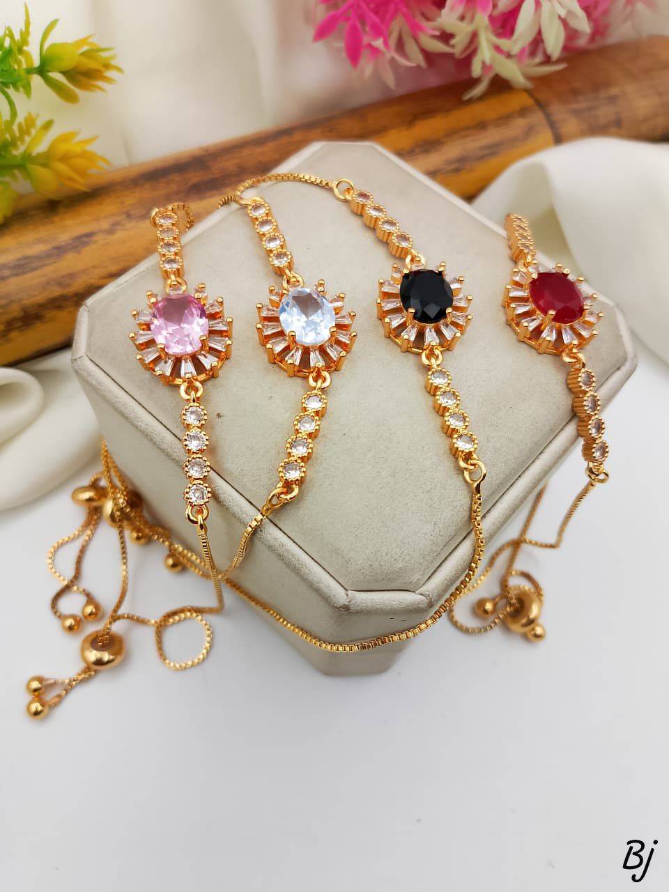 BIRTHSTONE BRACLATE (SILVER 925 ITALY / PAWNABLE )