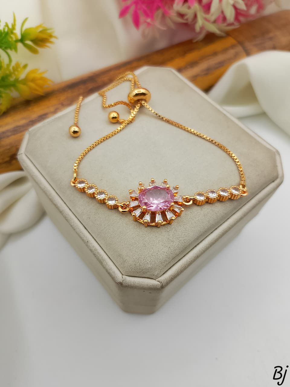 BIRTHSTONE BRACLATE (SILVER 925 ITALY / PAWNABLE )