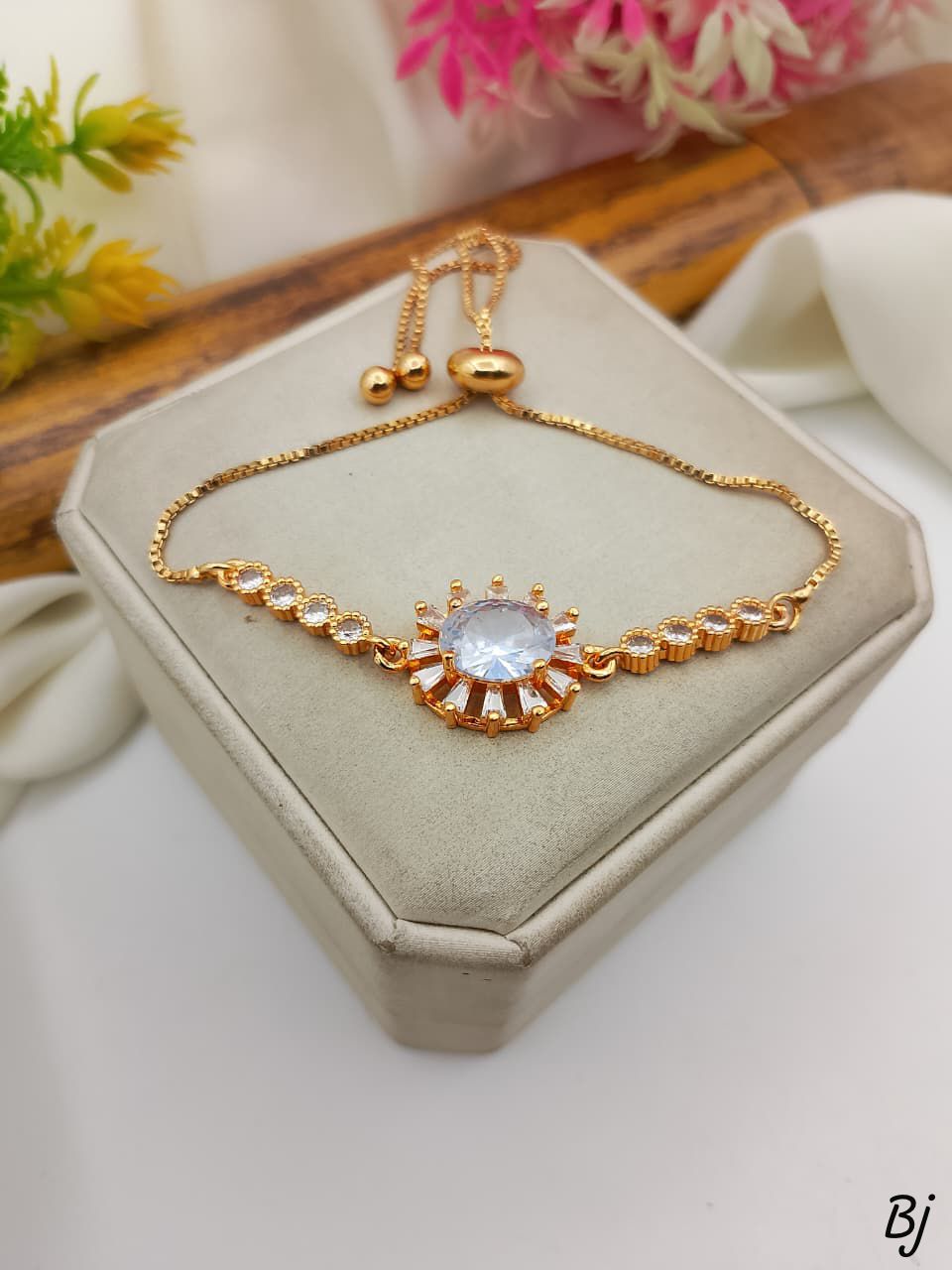 BIRTHSTONE BRACLATE (SILVER 925 ITALY / PAWNABLE )