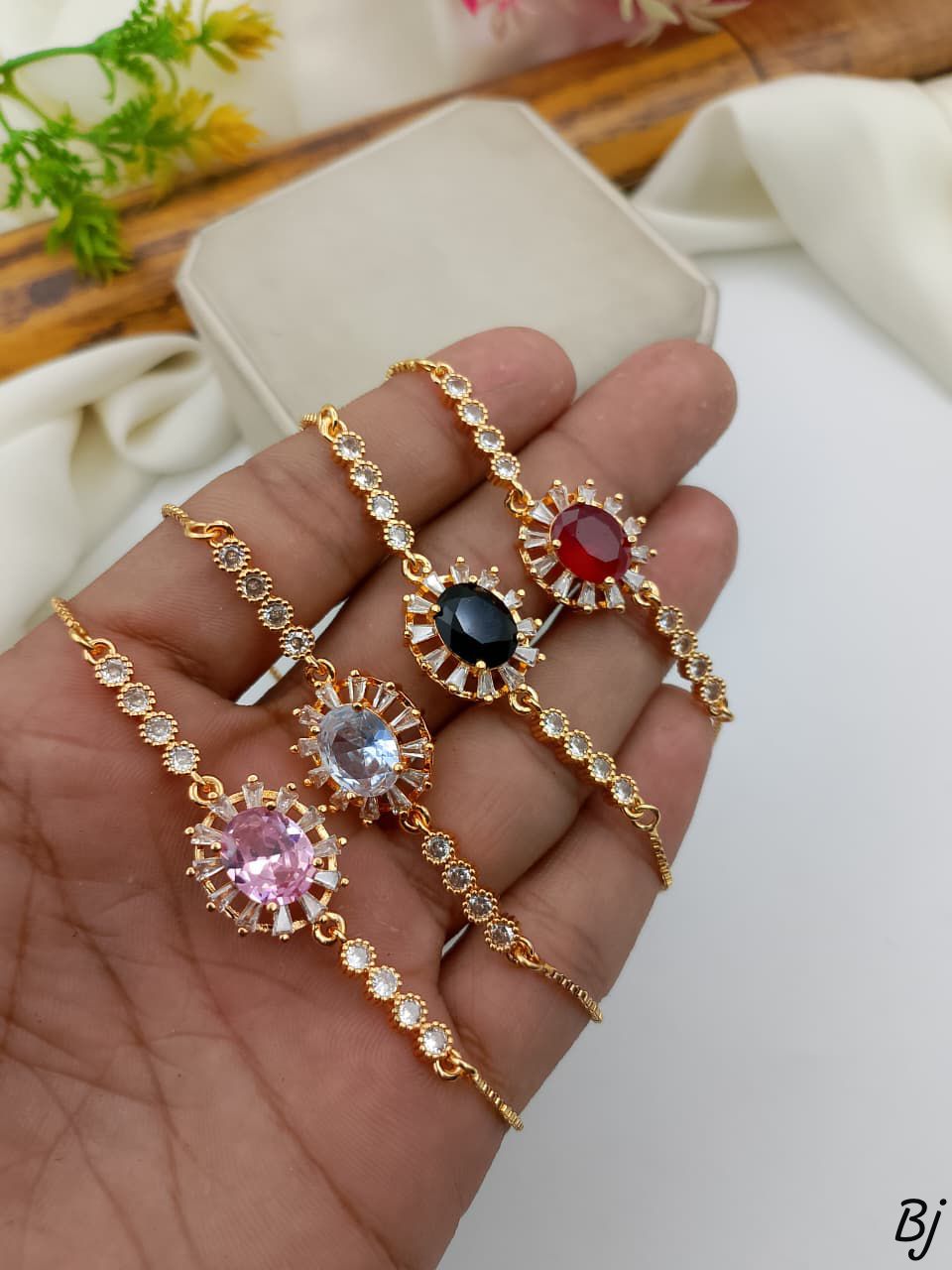 BIRTHSTONE BRACLATE (SILVER 925 ITALY / PAWNABLE )