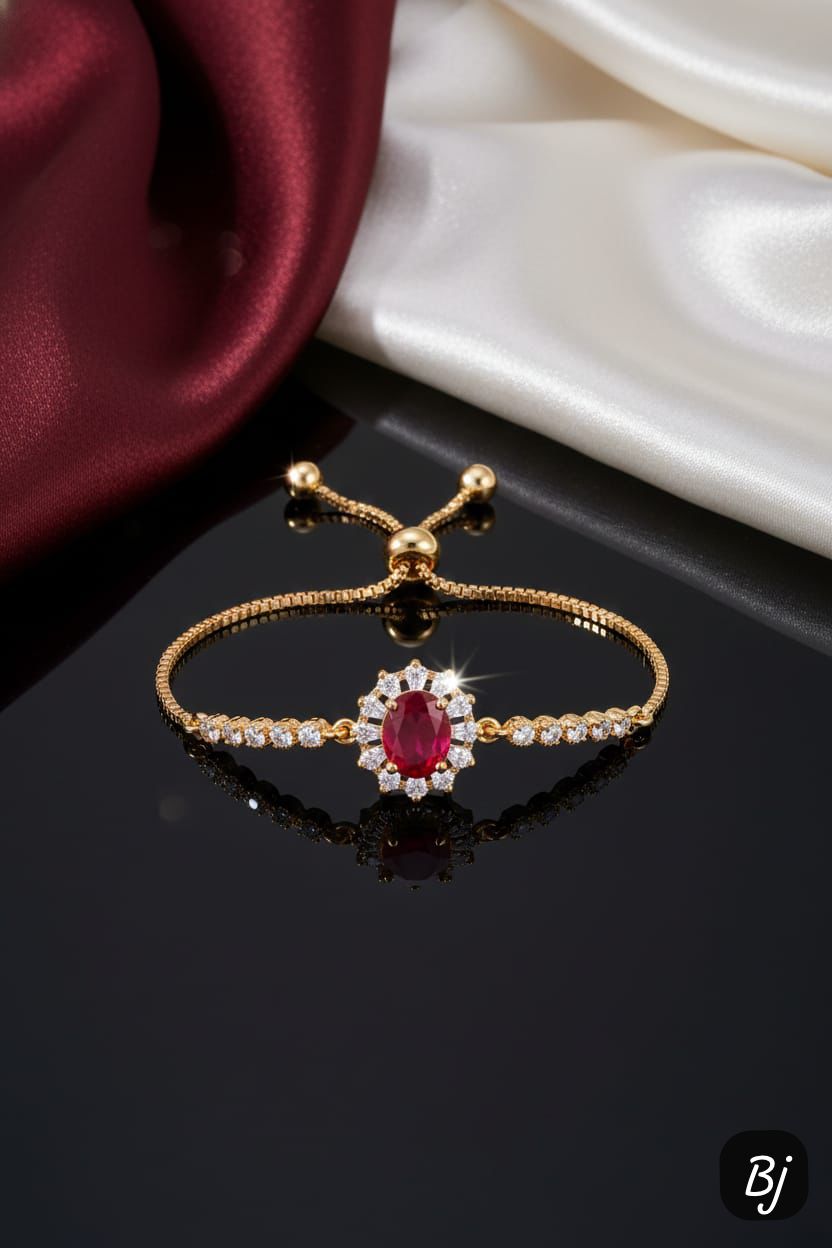 BIRTHSTONE BRACLATE (SILVER 925 ITALY / PAWNABLE )