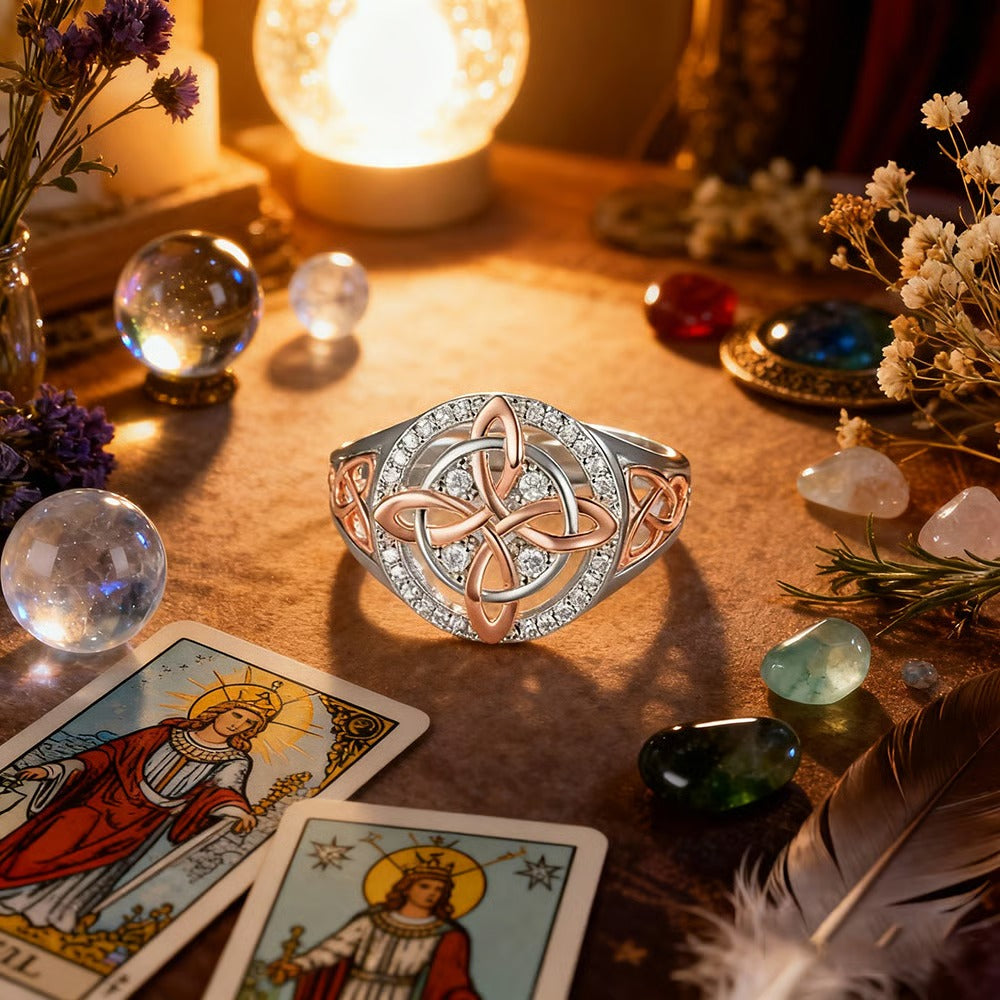 💍Handmade Witch's Return-Knot Protection Ring💞Protect Your Loved Ones